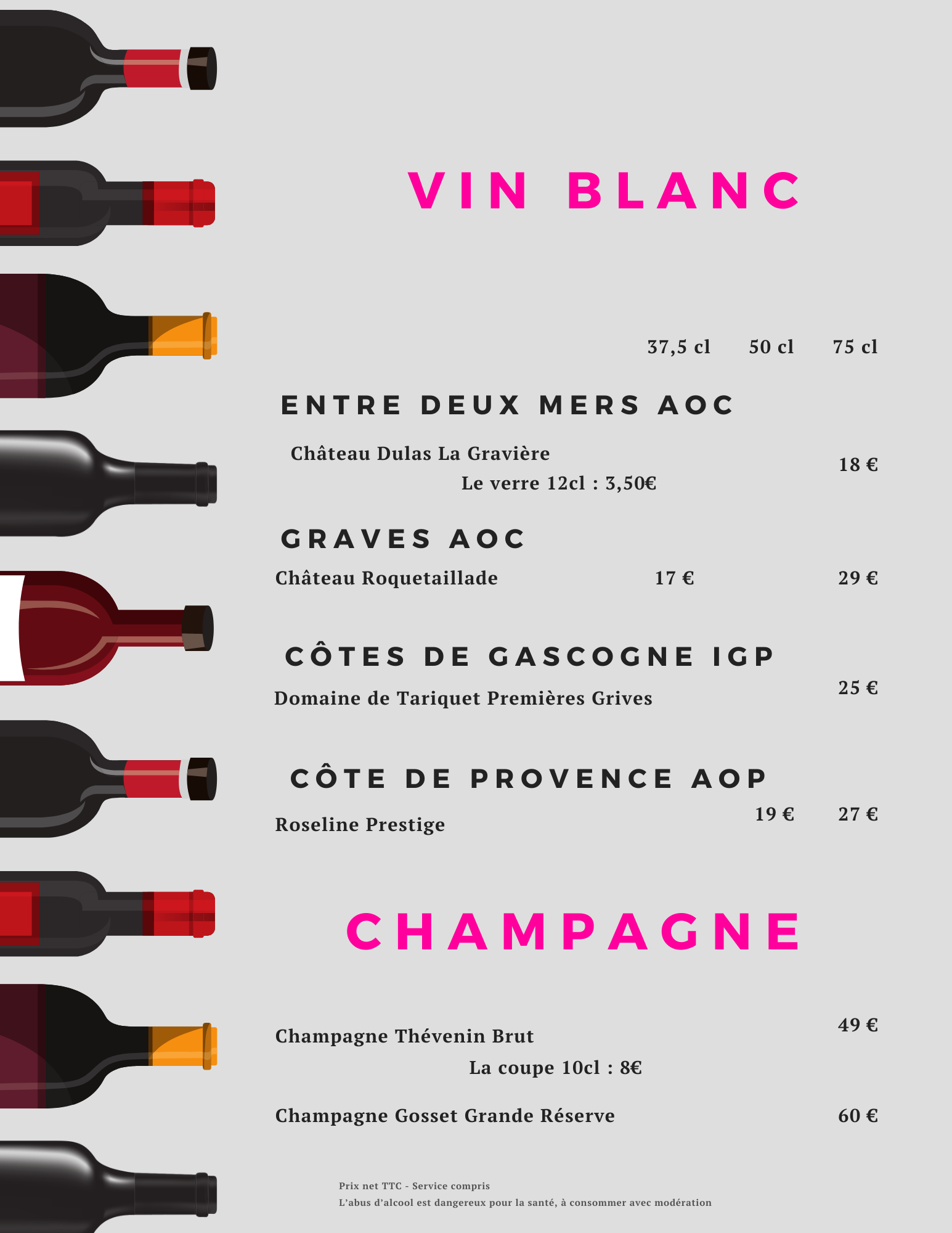 Blanc, Champagne