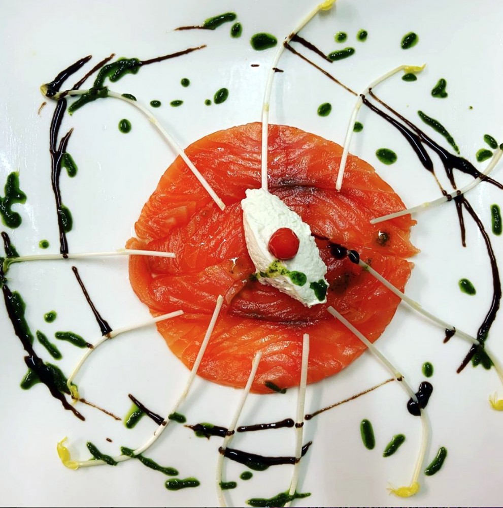 Carpaccio de saumon